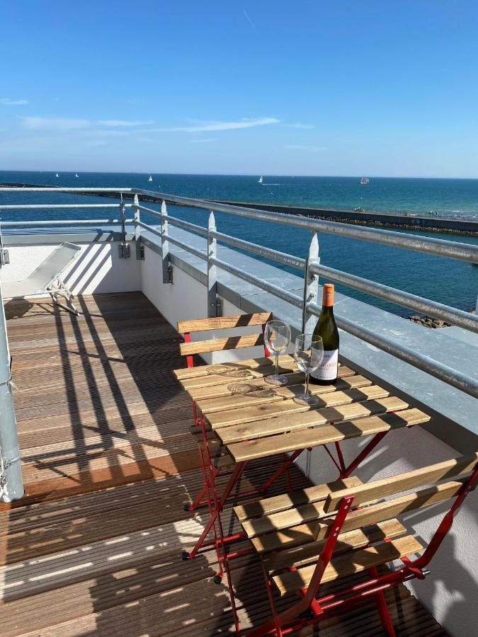 Penthouse Hygge Meerblick Am Strand Olpenitz Eksteriør bilde