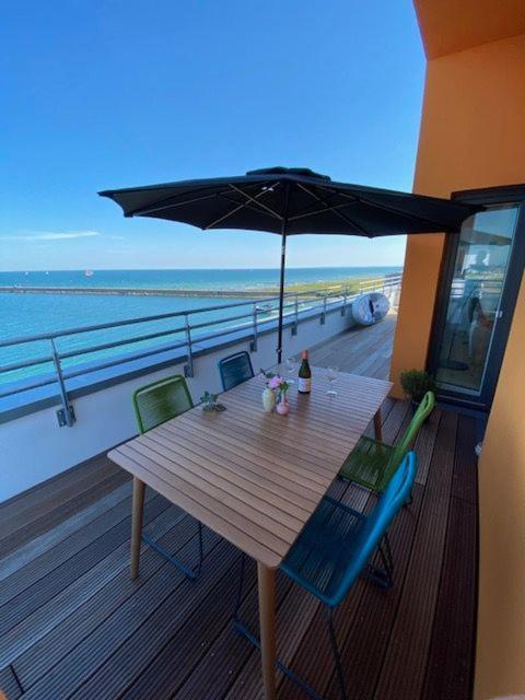 Penthouse Hygge Meerblick Am Strand Olpenitz Eksteriør bilde